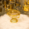 Golden Rose Pedestal Candy Dish