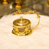 Royal Gold Butterfly Glass Jar