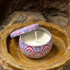 Boho Tin Candle – Mystic Bloom Edition