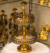 Imperial Two-Tier Gold Dessert Stand