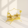 Royal Gold Double Jar Set