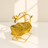 Golden Vine-Leaf Decorative tray