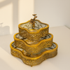 Royal Blossom Tiered Gold Display