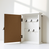 “Sweet Home” Bicycle Key Holder Cabinet – Rustic Wall Organizer