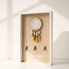 Dreamcatcher Key Hook Box – “Just Dream” Wall Organizer