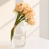 Soft Peach Artificial Rose Bouquet – 9 Stems