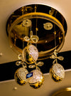 Gold Crystal Pendant Chandelier – Jewel Sphere Design