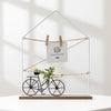 Minimalist Bicycle Photo Holder – Heartwood Wire Frame Display