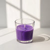 Lavender Bliss Candle – Purple Wax in Clear Glass