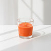 Citrus Glow Candle – Orange Wax in Clear Glass