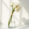 Classic White Artificial Rose Bouquet – 9 Stems