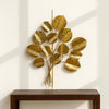 Golden Ginkgo Leaf Wall Art – Luxury Metal Sculpture