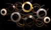 Orbit Harmony Metal Wall Art – Circular Modern Sculpture