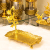 Baroque Bloom Ornate Gold Tray