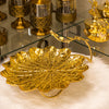 Golden Leaf Handle Tray