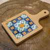 Blue Star Geometric Square Serving Board