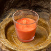 Citrus Glow Candle – Orange Wax in Clear Glass