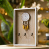 Dreamcatcher Key Hook Box – “Just Dream” Wall Organizer