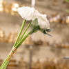Snow Petal Artificial Peony Bouquet – 5 Stems