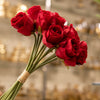 Romantic Red Artificial Rose Bouquet – 9 Stems