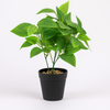 Artificial Philodendron Plant in Black Pot