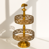 Imperial Two-Tier Gold Dessert Stand