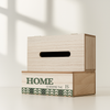 Rustic Wooden Tissue Box