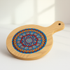 Mandala Charm Wooden Serving Board