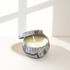 Boho Tin Candle – Sun & Spice Aromatherapy