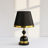 Contemporary black and Gold Table Lamp