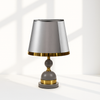 Contemporary Grey and Gold Table Lamp