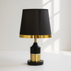 Modern Black and Gold Table Lamp