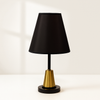 Minimalist Black and Gold Table Lamp
