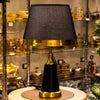 Elegant black and Gold Table Lamp