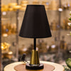 Minimalist Black and Gold Table Lamp