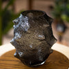 Black Textured Art Glass Vase