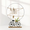 Round Bicycle Photo Display Frame – Heartwood Clip Holder